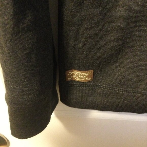 Grey & Brown Ralph Lauren Long Sleeve - Size Large - Picture 3 of 5